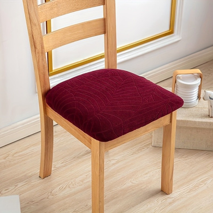 Fundas elásticas elegantes para sillas de comedor en tela jacquard | Protección duradera para comedores modernos