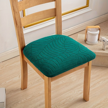 Fundas elásticas elegantes para sillas de comedor en tela jacquard | Protección duradera para comedores modernos