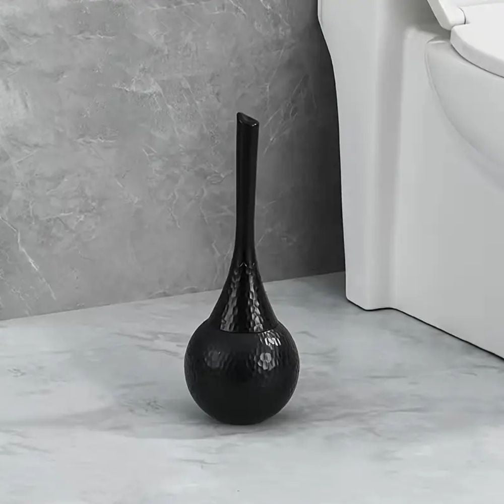 Elegant Toilet Brush with Ergonomic Handle and Discreet Storage Stand – High-Quality ABS Design