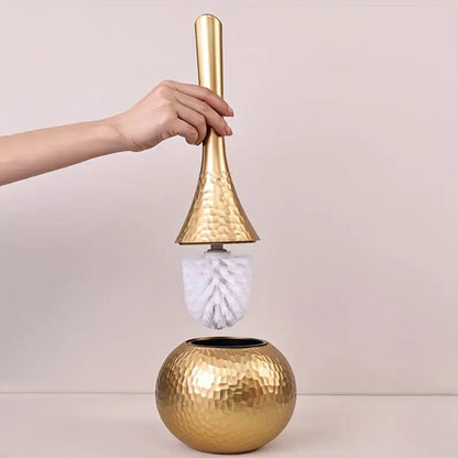 Elegant Toilet Brush with Ergonomic Handle and Discreet Storage Stand – High-Quality ABS Design