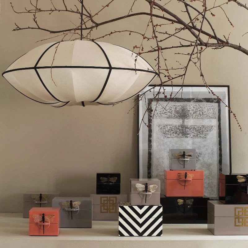 Elegant UFO Pendant Light – Silk Hanging Lamp for Cozy Ambiance