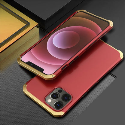 Reinforced Metal Frame iPhone Case with Camera Shield & Drop Protection for 14/15/16 Series