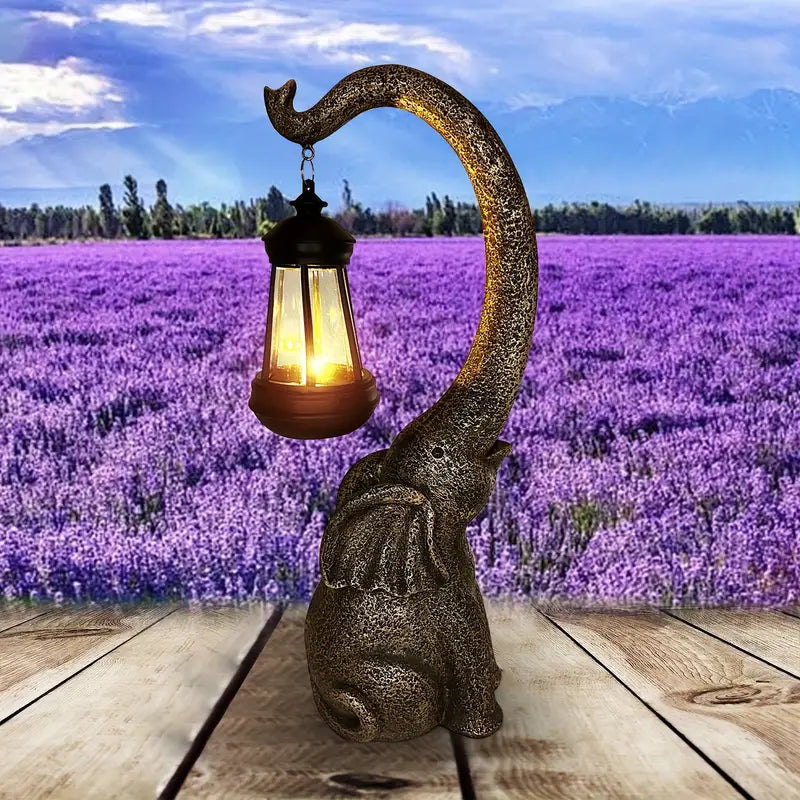Enchanted Elephant Solar Lamp