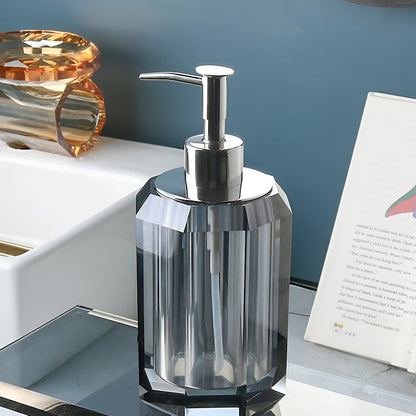 Elite Crystal Glass Bathroom Accessories Set with Elegant Design | Timeless Style for Sophisticated Spaces