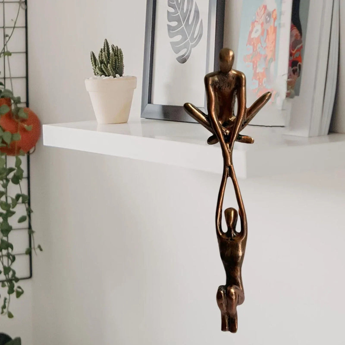 Elysium Love Sculpture - Resin Home Decor, Unique Wall Decor