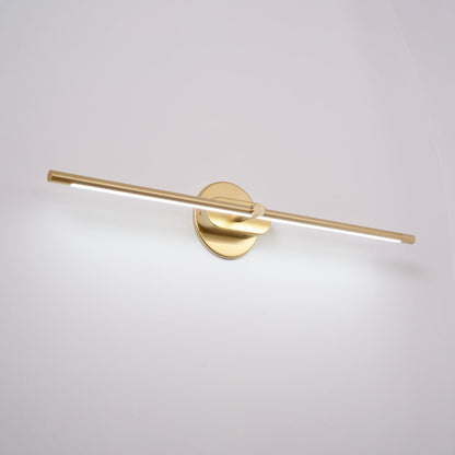 Rechargeable LED Wall Sconce Light with Touch Dimmer Switch for Bedroom Bathroom Mirror Vanity Hallway No Wiring Cordless Modern Linear
