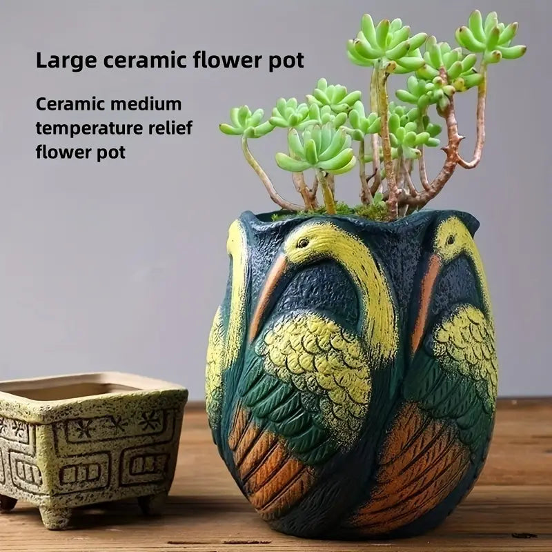 Enchanted Garden Artisan Planters