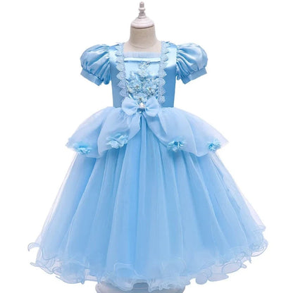 Disfraz de princesa encantadora | Vestido de gala para niña con falda amplia | Perfecto para Halloween y fiestas temáticas