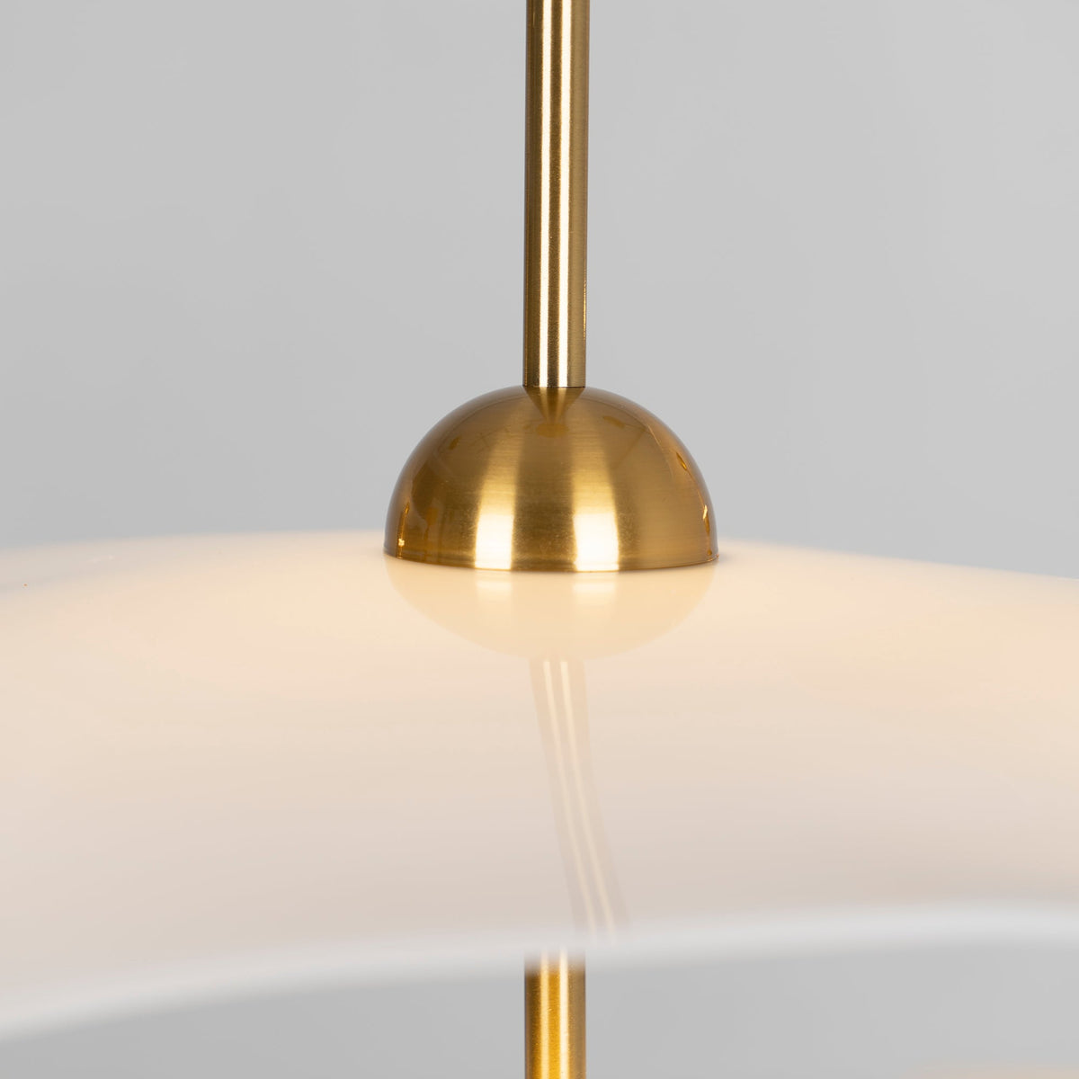 LED Pendant Light Fixture Gold Finish 16-24 in Hanging Chandelier for Kitchen Island Dining Room Living Room with Adjustable Rod Three Color