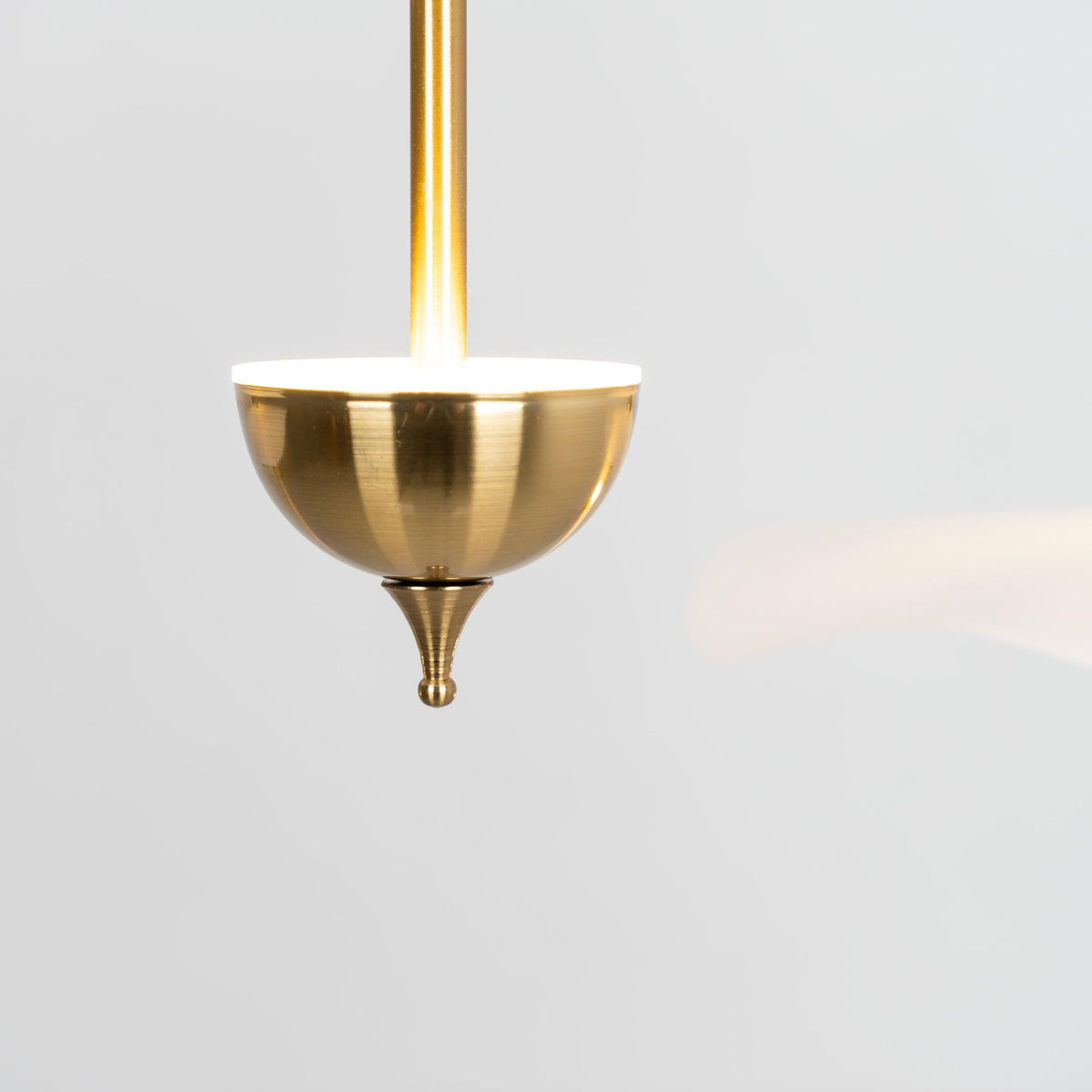 LED Pendant Light Fixture Gold Finish 16-24 in Hanging Chandelier for Kitchen Island Dining Room Living Room with Adjustable Rod Three Color