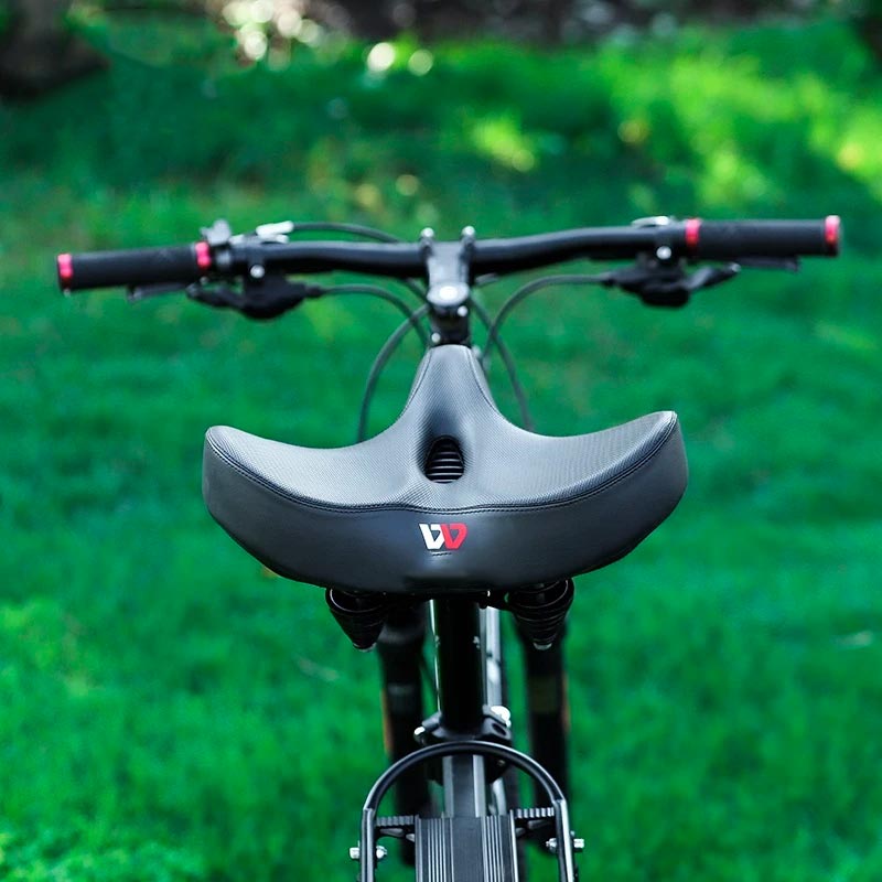 Ergonomic Bicycle Saddle | Extra Wide Bike Seat with Advanced Cushioning | Comfortable Design for Long Rides