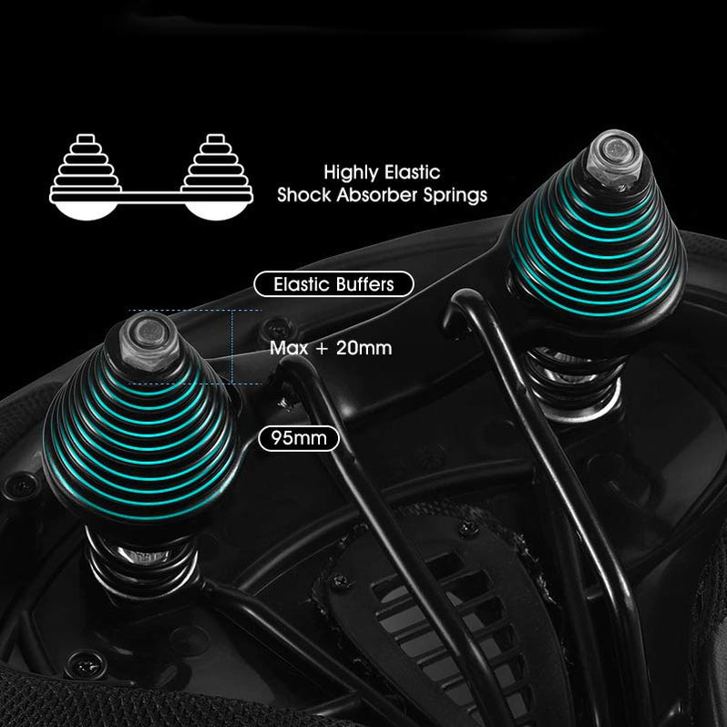 Ergonomic Bicycle Saddle | Extra Wide Bike Seat with Advanced Cushioning | Comfortable Design for Long Rides