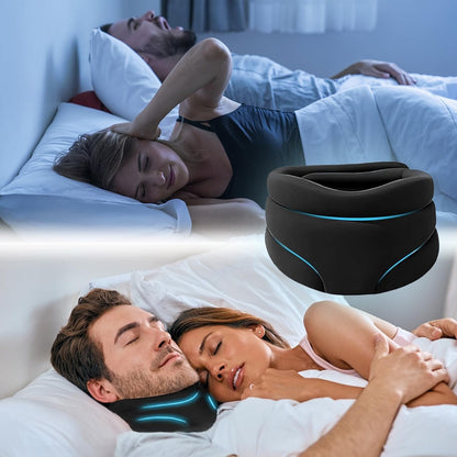 Almohada para dormir de lado, almohada cervical ergonómica para el dolor de cuello, almohada de contorno para quienes duermen boca arriba
