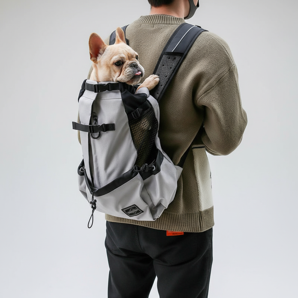 Dog Carrier Backpack for Small to Medium Pets – Hands-Free Travel Pack with Padded Straps & Ventilation