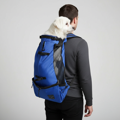Dog Carrier Backpack for Small to Medium Pets – Hands-Free Travel Pack with Padded Straps & Ventilation