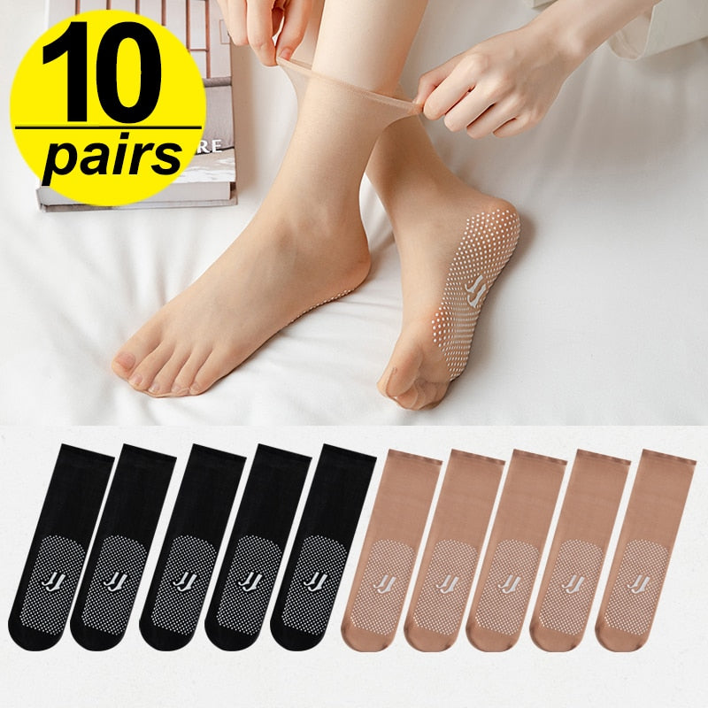 Ortekor Essential Summer | Women's Socks with Breathable Ultra-Thin Silk | Stylish Comfort for Warm Days
