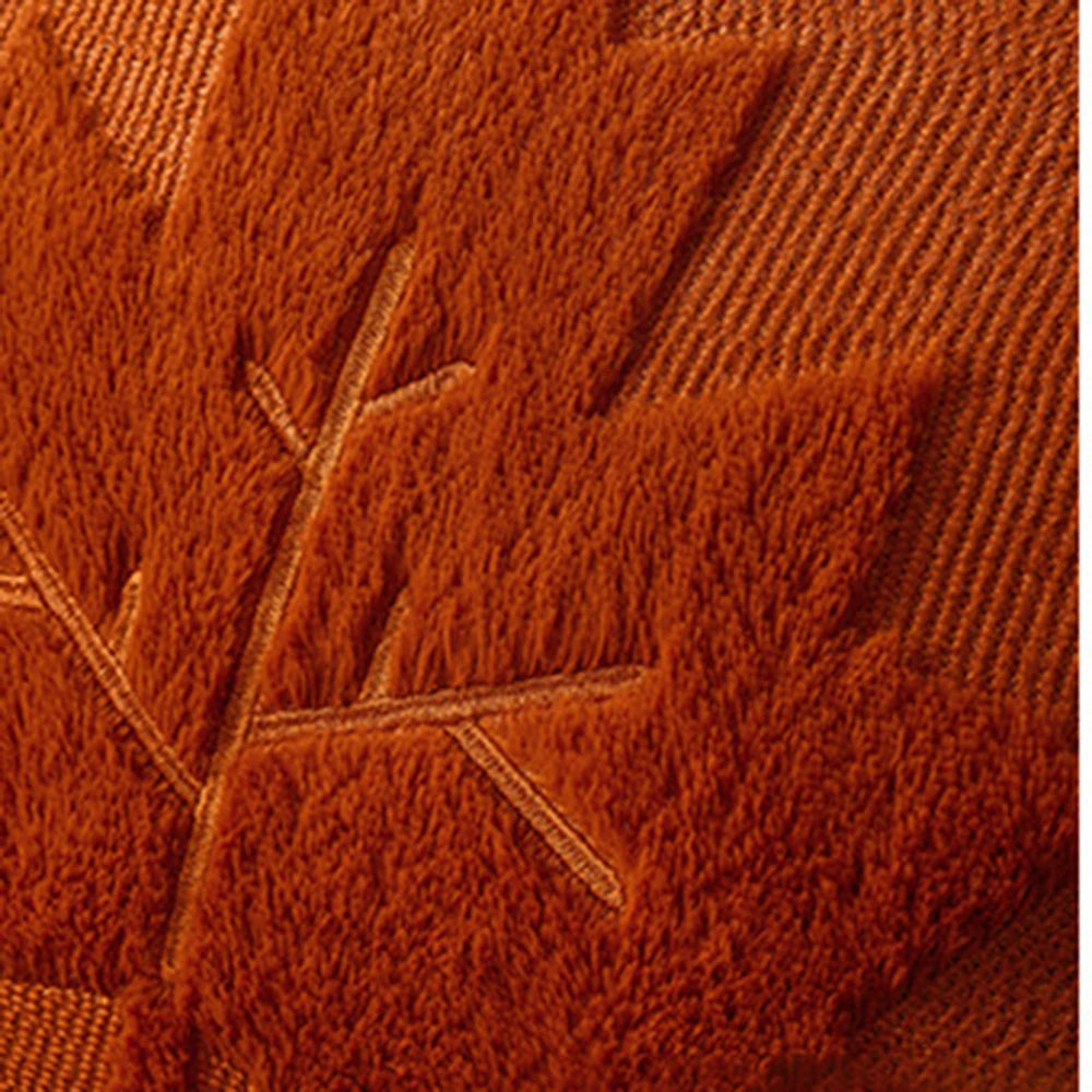 Iverra Plush Cushion Cover - Textured Autumn Design