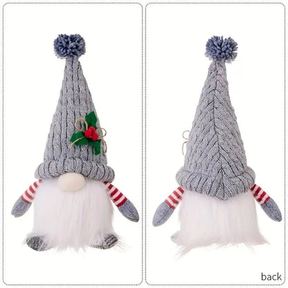 Everly Plush Christmas Gnome - Light-Up Feature, Whimsical Design