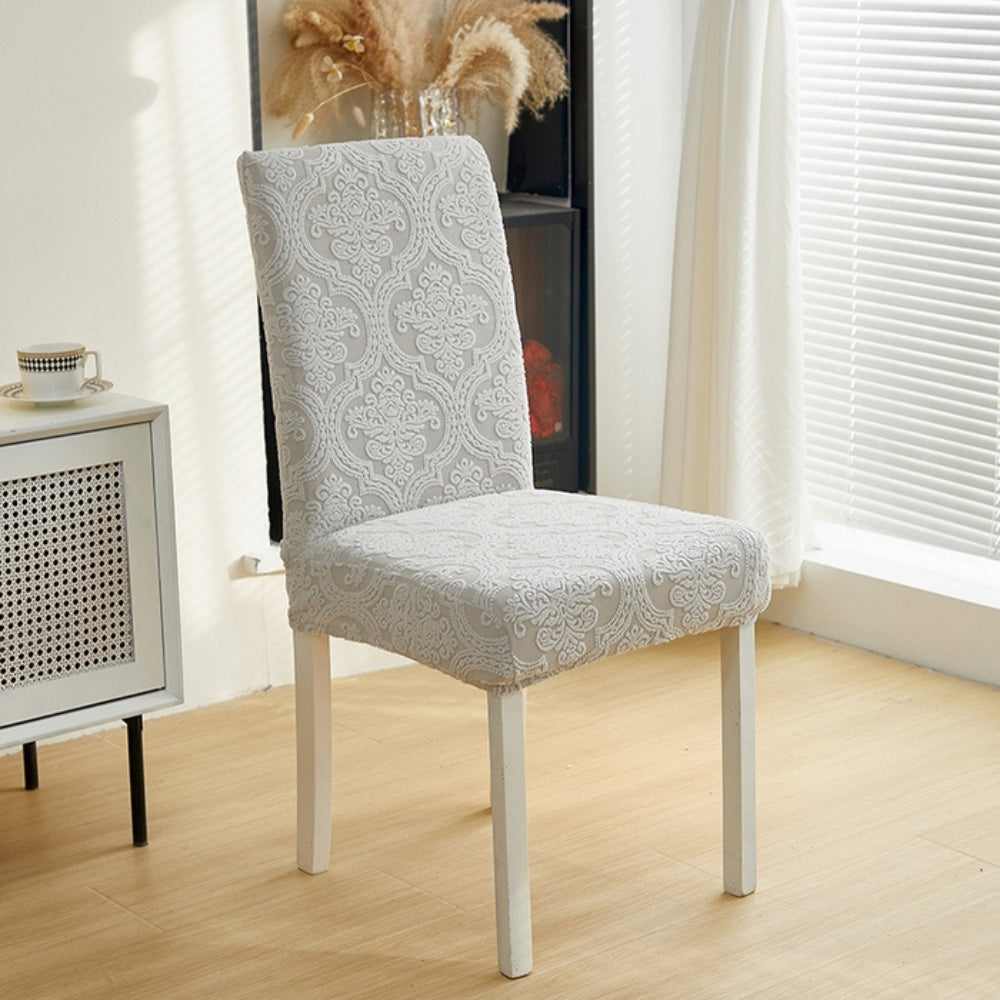 CharmWeave – Funda elegante de jacquard para silla