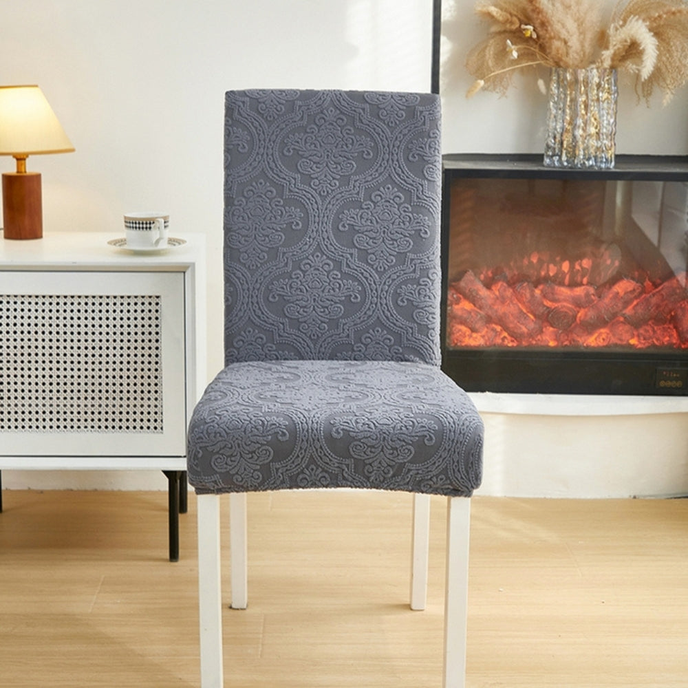 CharmWeave – Funda elegante de jacquard para silla