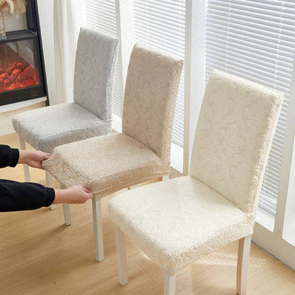 CharmWeave – Funda elegante de jacquard para silla
