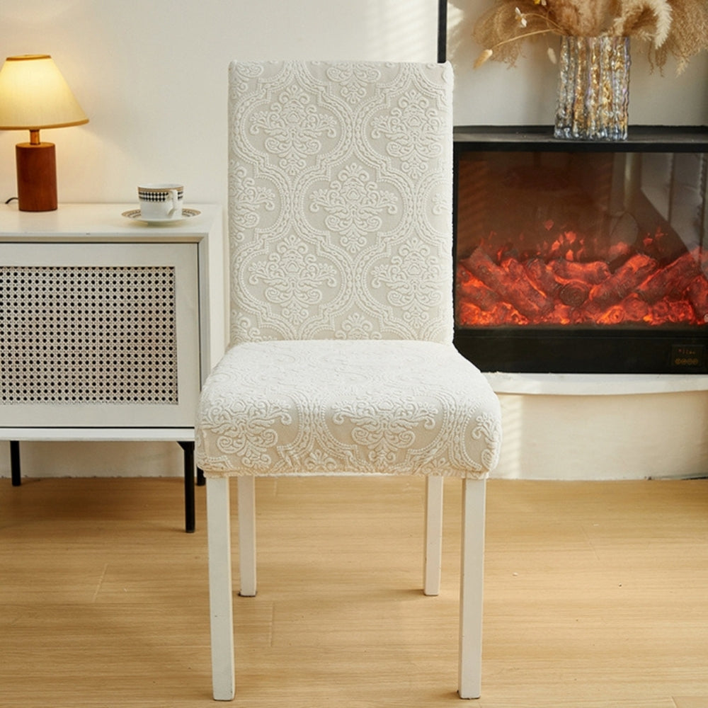 CharmWeave – Funda elegante de jacquard para silla