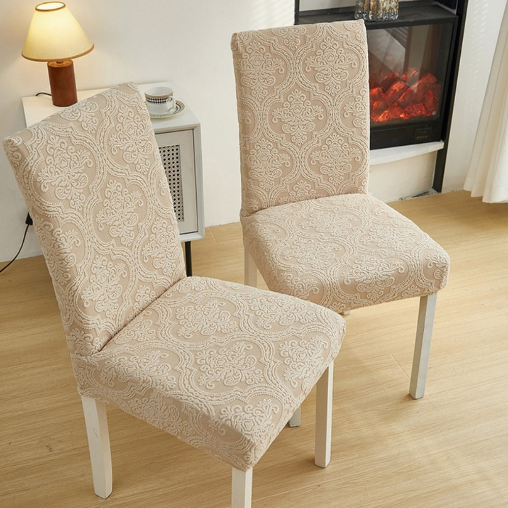CharmWeave – Funda elegante de jacquard para silla