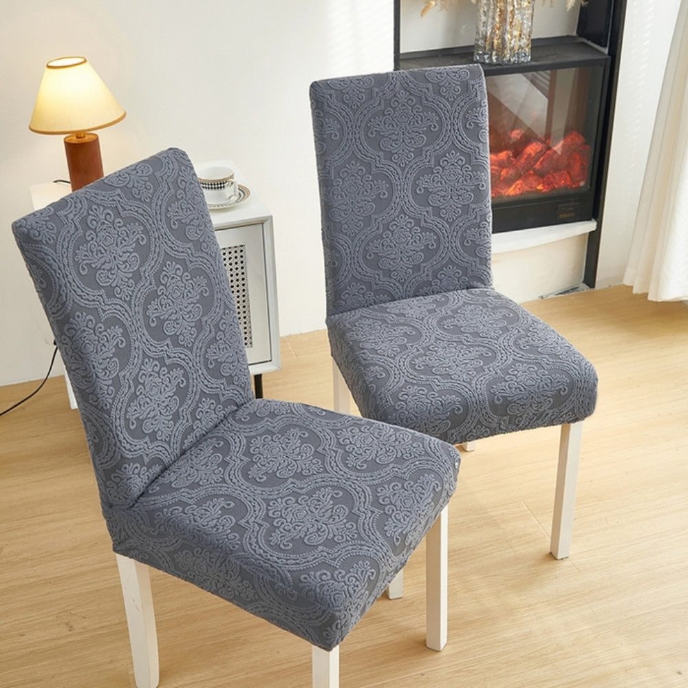 CharmWeave – Funda elegante de jacquard para silla