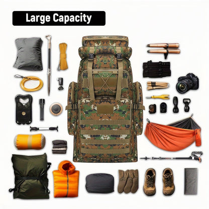 Explorer Series | Large Capacity Tactical Hiking Backpack with Comfortable Design | Versatile Daypack for Outdoor Adventures