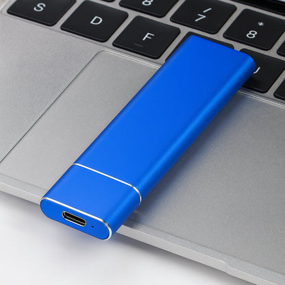 Portable USB External Hard Drive with 500GB Capacity & Slim Aluminum Design for Easy Storage