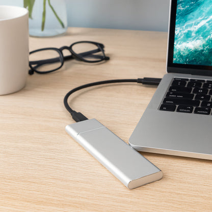 Dispositivo de almacenamiento portátil | Disco duro externo de 500 GB con alta velocidad de transferencia | Diseño de aluminio ligero para una fácil movilidad