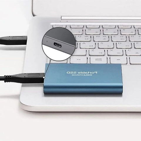 2TB SSD External Hard Drive, Portable External SSD with High Speed USB Transfer for Windows and Mac, Solid State Drive
