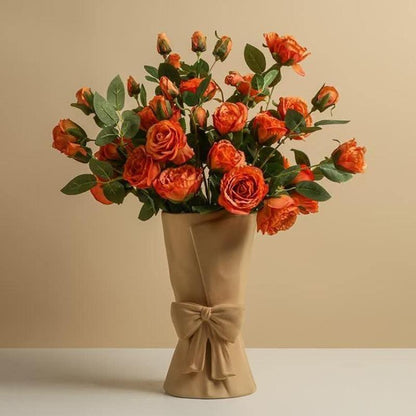 Knot & Bloom - Ceramic Bowknot Vase