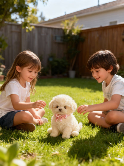Robotic Plush Puppy Toy That Walks Barks Wags Tail Battery Powered Interactive Dog for Kids Toddlers Girls Boys Pet Companion Gift