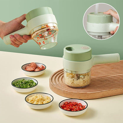 Rechargeable Electric Mini Food Processor for Chopping Vegetables, Garlic & Herbs – Cordless Kitchen Tool with USB Charging, Waterproof