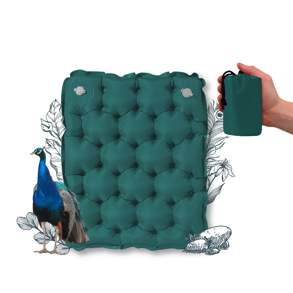 Cojín de Asiento Portátil de Viaje Ligero y Compacto