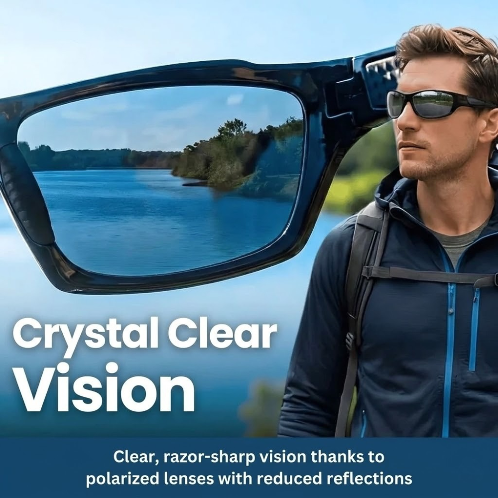 Gafas de sol deportivas polarizadas prémium para hombre