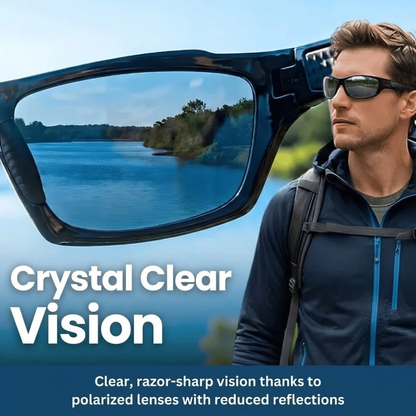 Gafas de sol deportivas polarizadas prémium para hombre