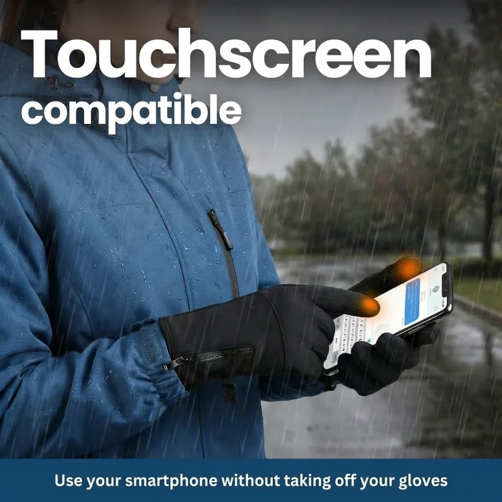 Guantes térmicos recargables con 3 ajustes de temperatura