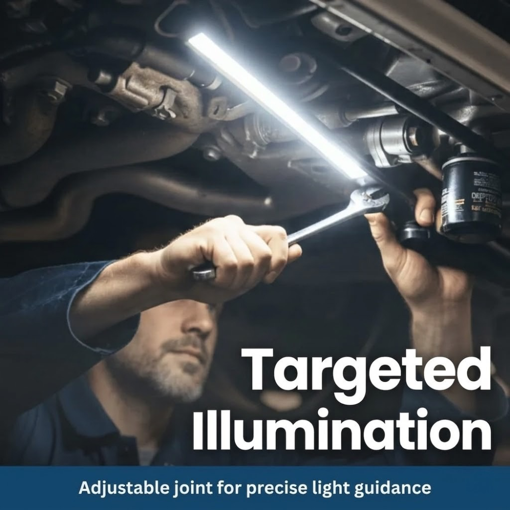 Lámpara de trabajo magnética LED portátil