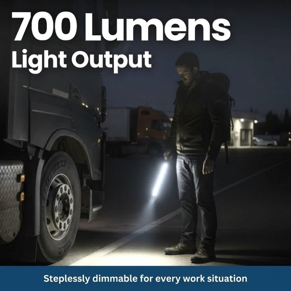 Lámpara de trabajo magnética LED portátil