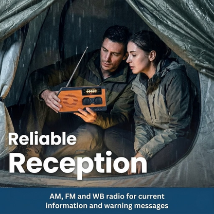 Kit de radio de emergencia portátil con energía solar