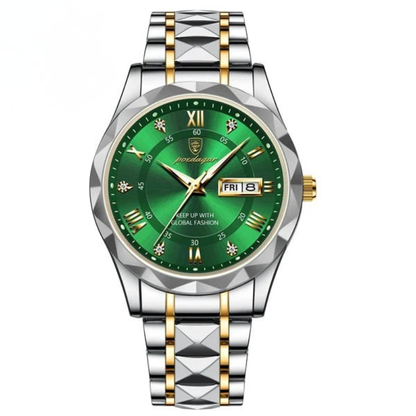 Reloj para hombre resistente al agua prémium con esfera luminosa