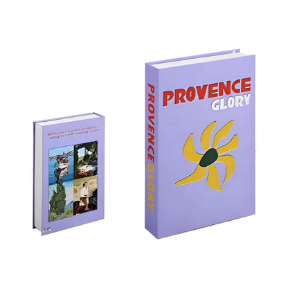 Fablea Decorative Book Set - Travel Series, Stylish Accent with Hidden Storage