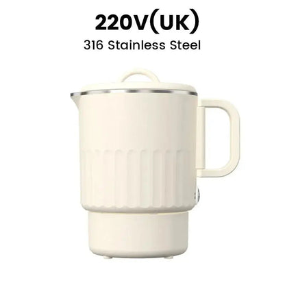 Compact Electric Kettle for Travel – Foldable Design
