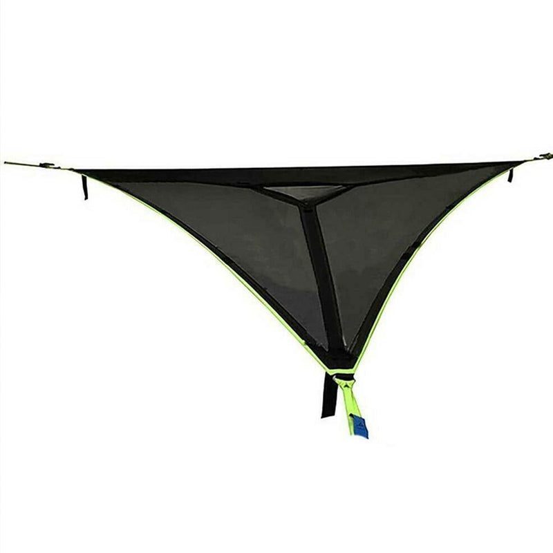 Triangle Hanging Tent for Groups – 3-Point Aerial Shelter with Elevated Suspension for Camping, Backyard & Outdoor Relaxation