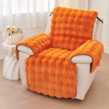 Faux Elegance Recliner Cover - Plush Microfiber, Pet-Friendly