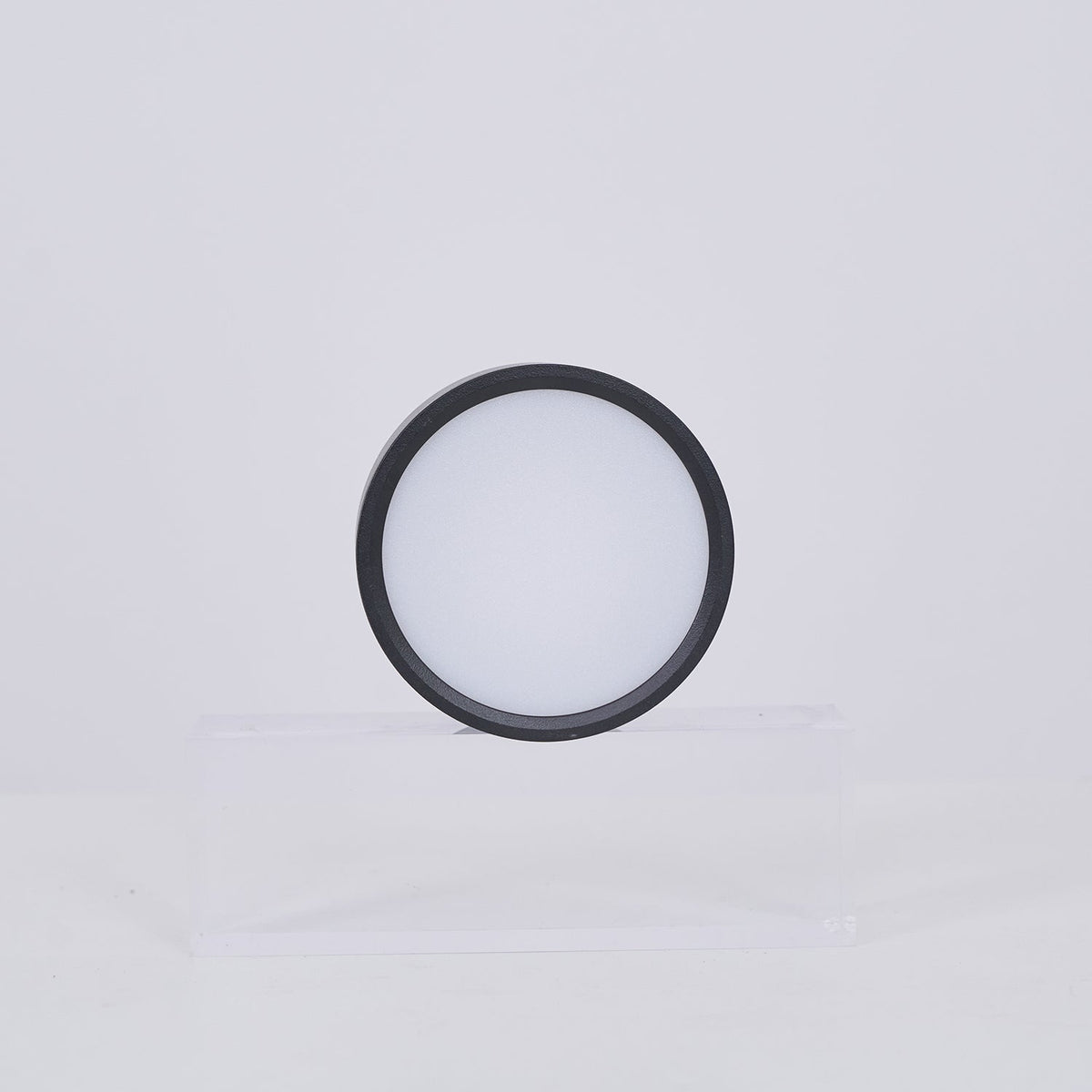 Adjustable Spotlight Ceiling Fixture 4 Inch Rotating LED Light for Artwork Living Room Gallery Black White Aluminum