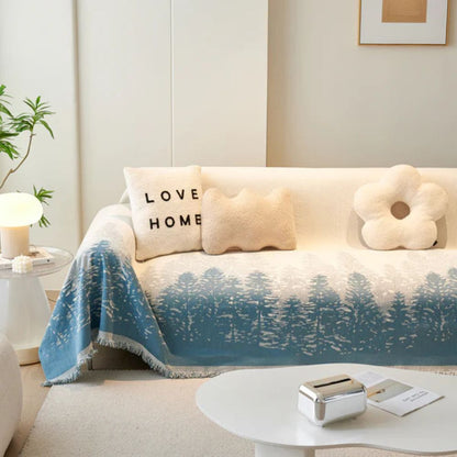 Feleicity Sofa Cover - Forrest tree design, Versatile Couch Protection