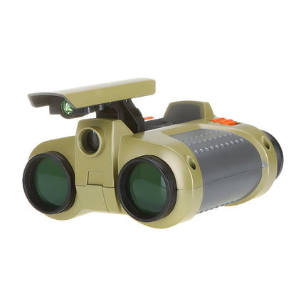 Binoculares de visión nocturna para niños, aumento de 4x30, resistentes al agua, telescopio explorador para exteriores, equipo de aventura para acampar, senderismo y observación de vida silvestre